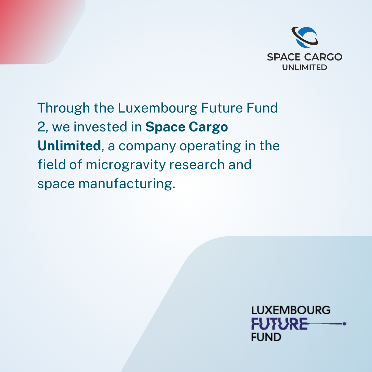 LFF 2 invests in Space Cargo Unlimited powering growth in Europe’s space technology sector
